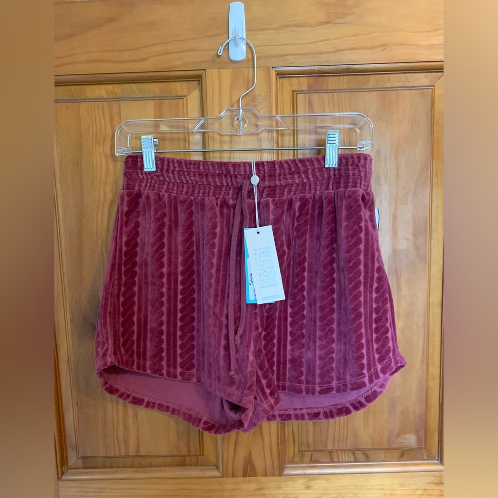 VELOUR CABLE KNIT SHORT BY SHORE
